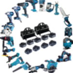 Gereedschap set 19-delig, Blauw